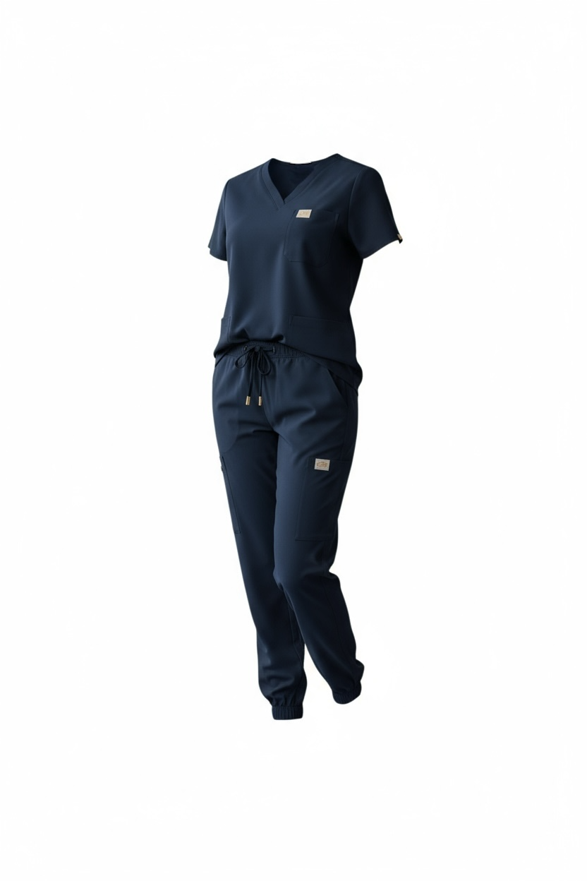 Cloud Soft Deep Navy Scrub Set