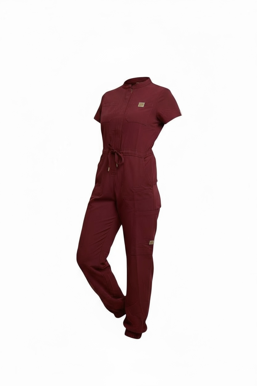 All-In-One-Deep Cranberry Jumpsuit