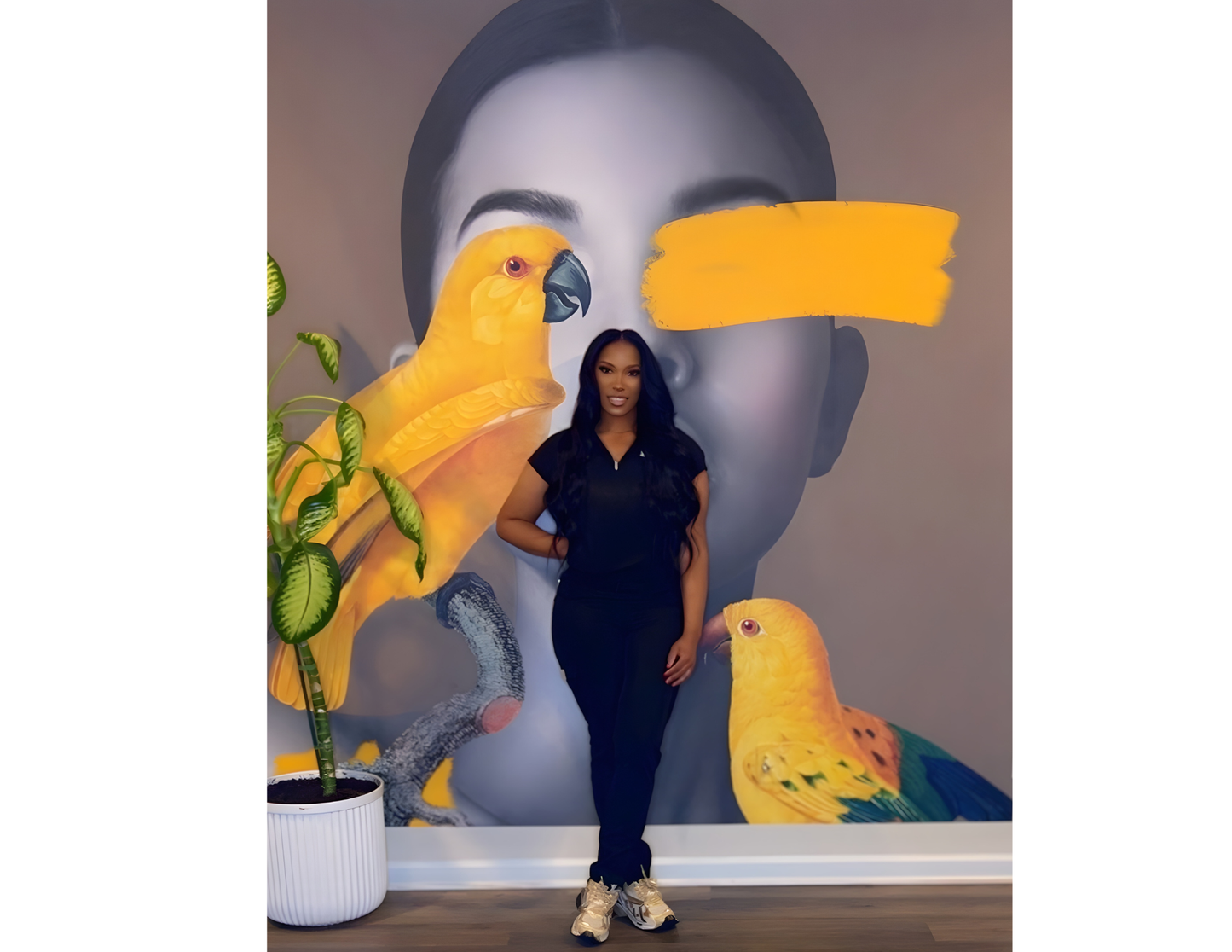 Black Luxe Two-Piece Flare Set