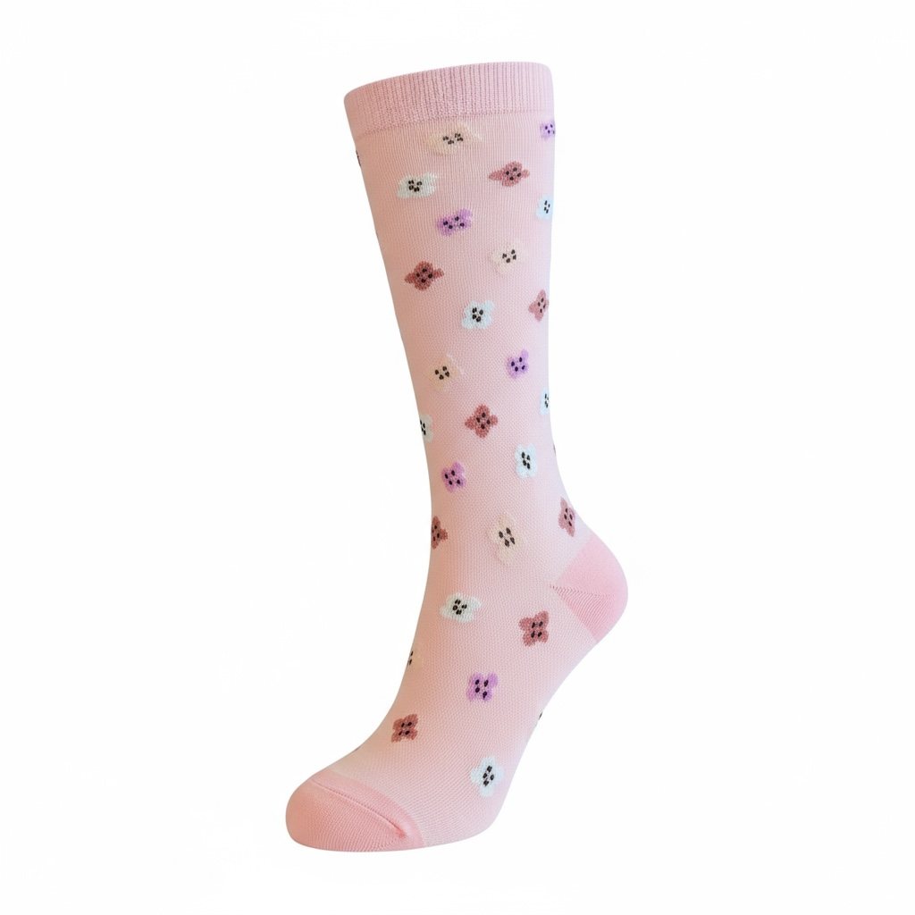 Multi Flower Compression Socks