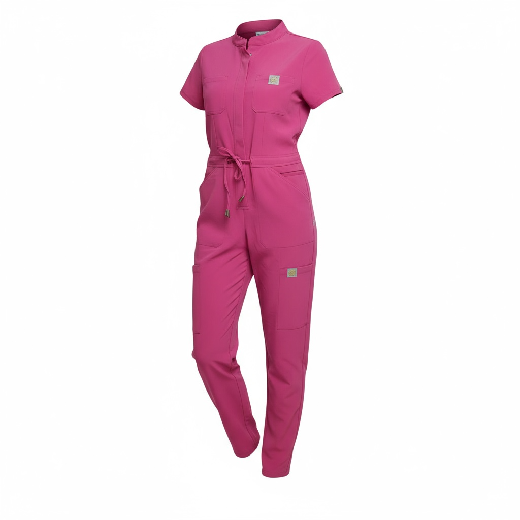 All-In-One- Bubblegum Pink Jumpsuit