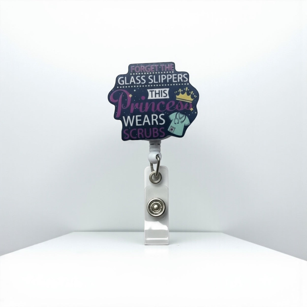 Princess Wears Scrub Badge