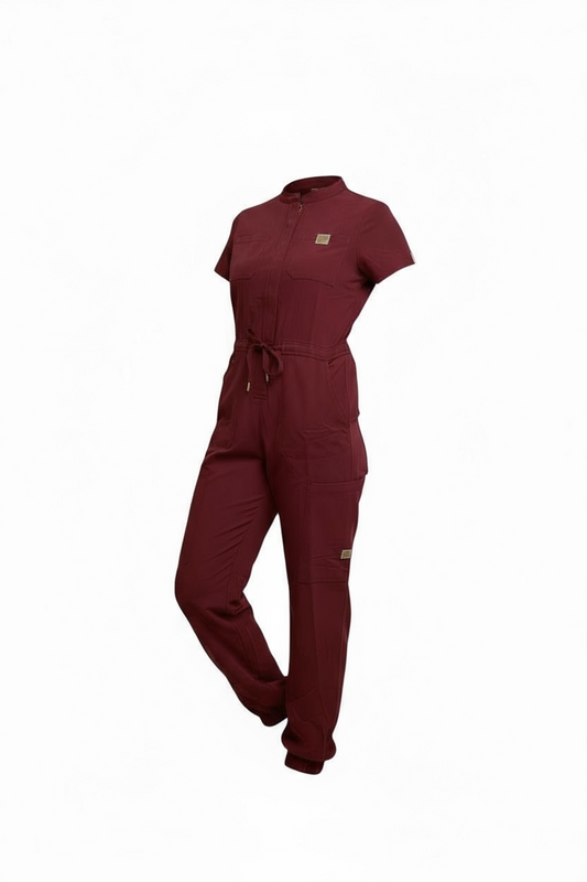 All-In-One-Deep Cranberry Jumpsuit