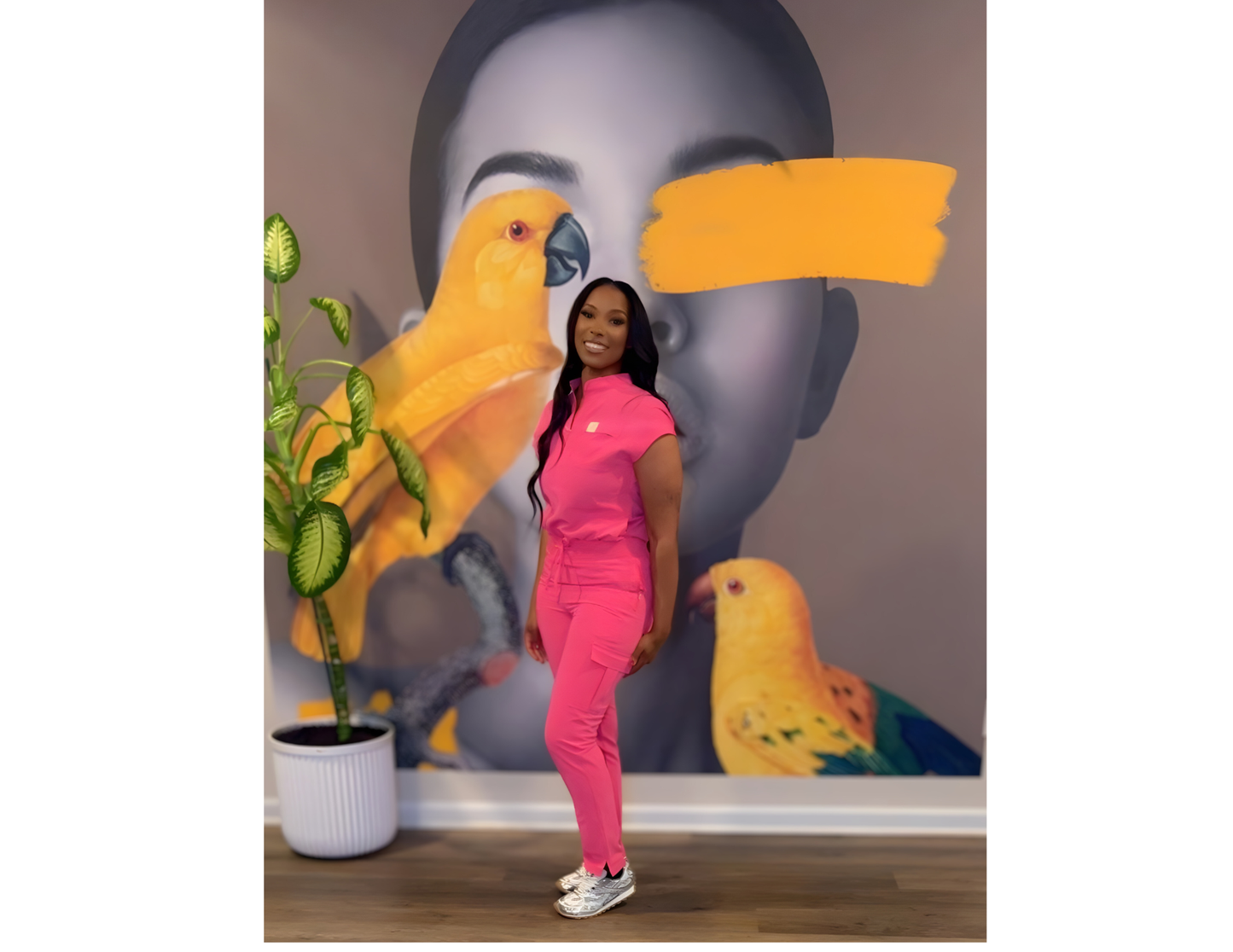 Bubblegum Luxe Two-Piece Flare Set